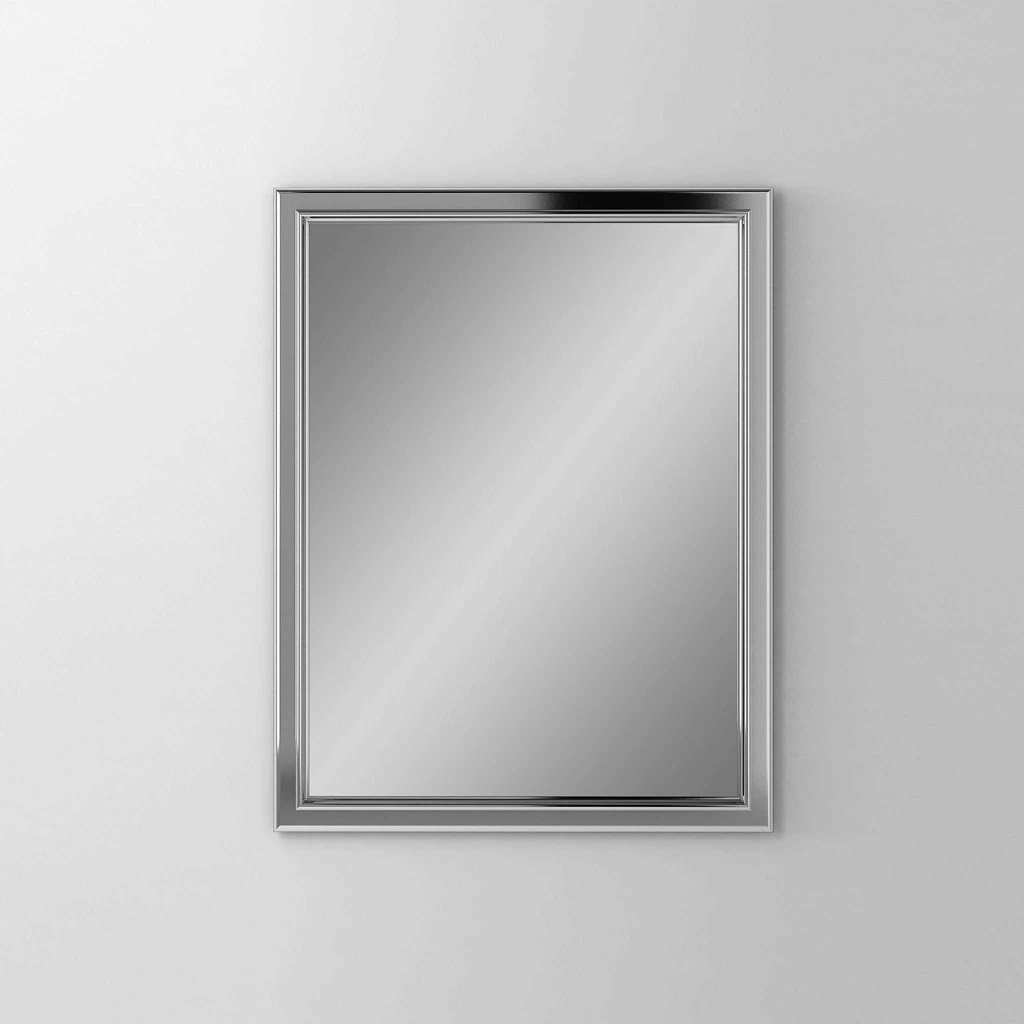 robern DC2430D4BMGLE76 Main Line Cabinet, 24" x 30" x 4", Bryn Mawr Frame, Chrome, Left Hinge, Electric