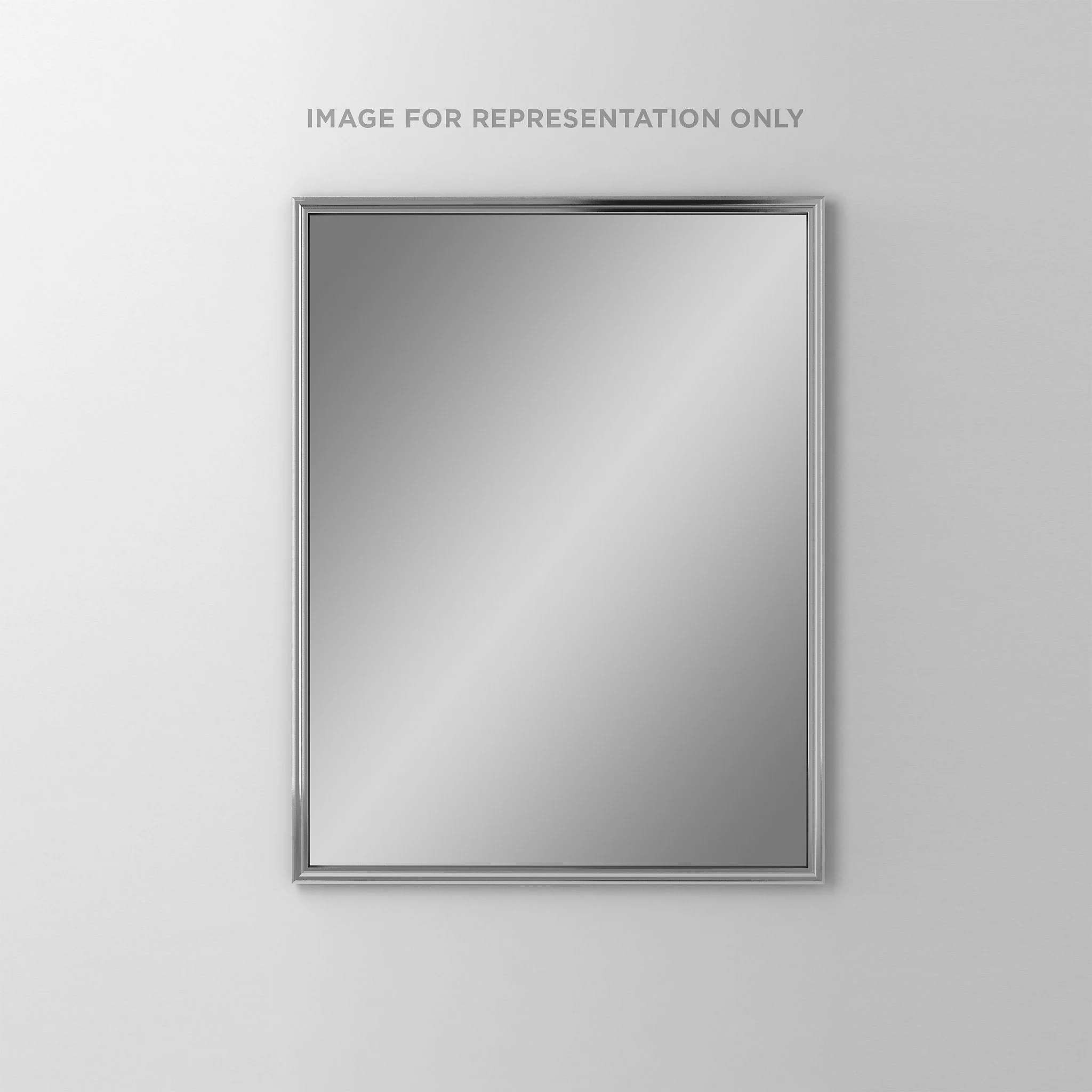 robern DC2430D4RMGLE77 Main Line Cabinet, 24" x 30" x 4", Rosemont Frame, Polished Nickel, Left Hinge, Electric