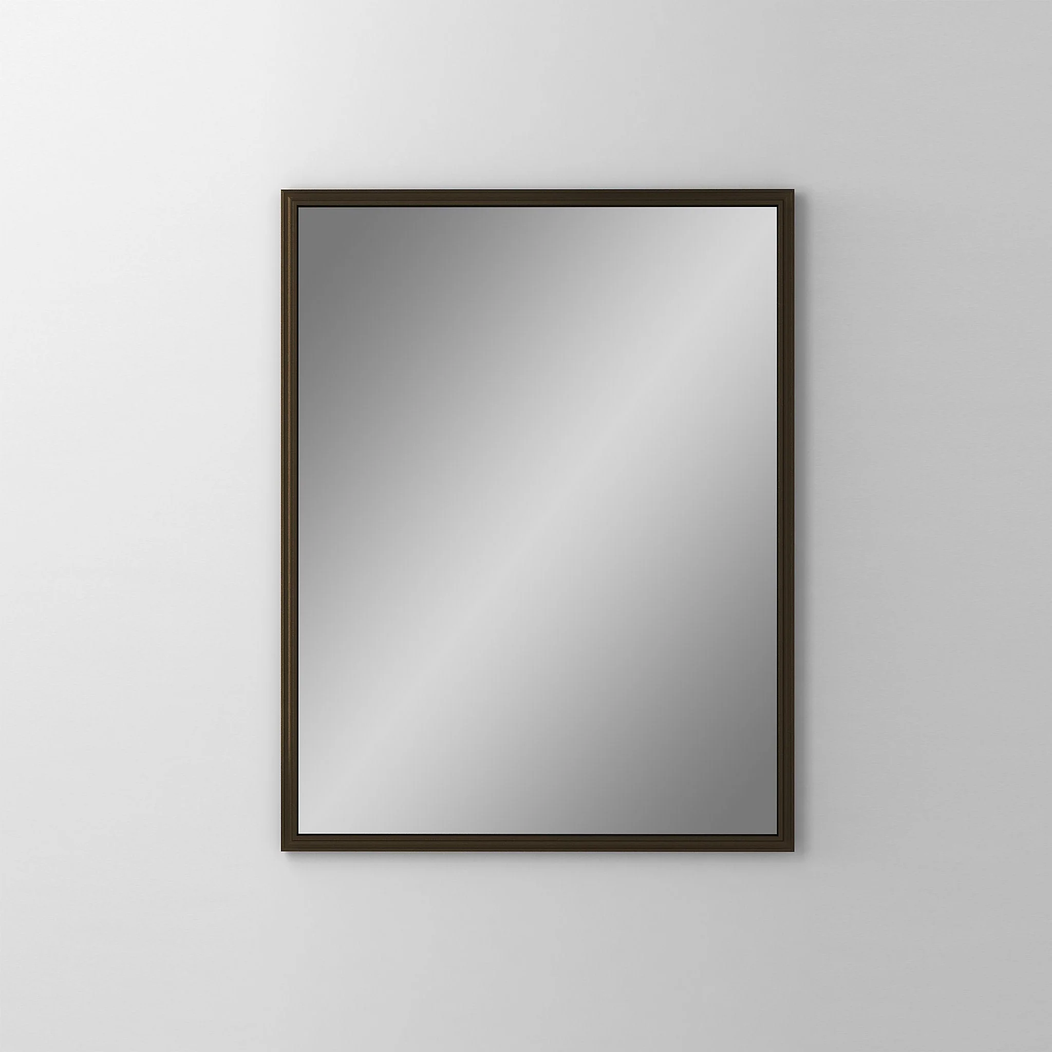 robern DC2430D4RMGRE75 Main Line Cabinet, 24" x 30" x 4", Rosemont Frame, Brushed Bronze, Right Hinge, Electric