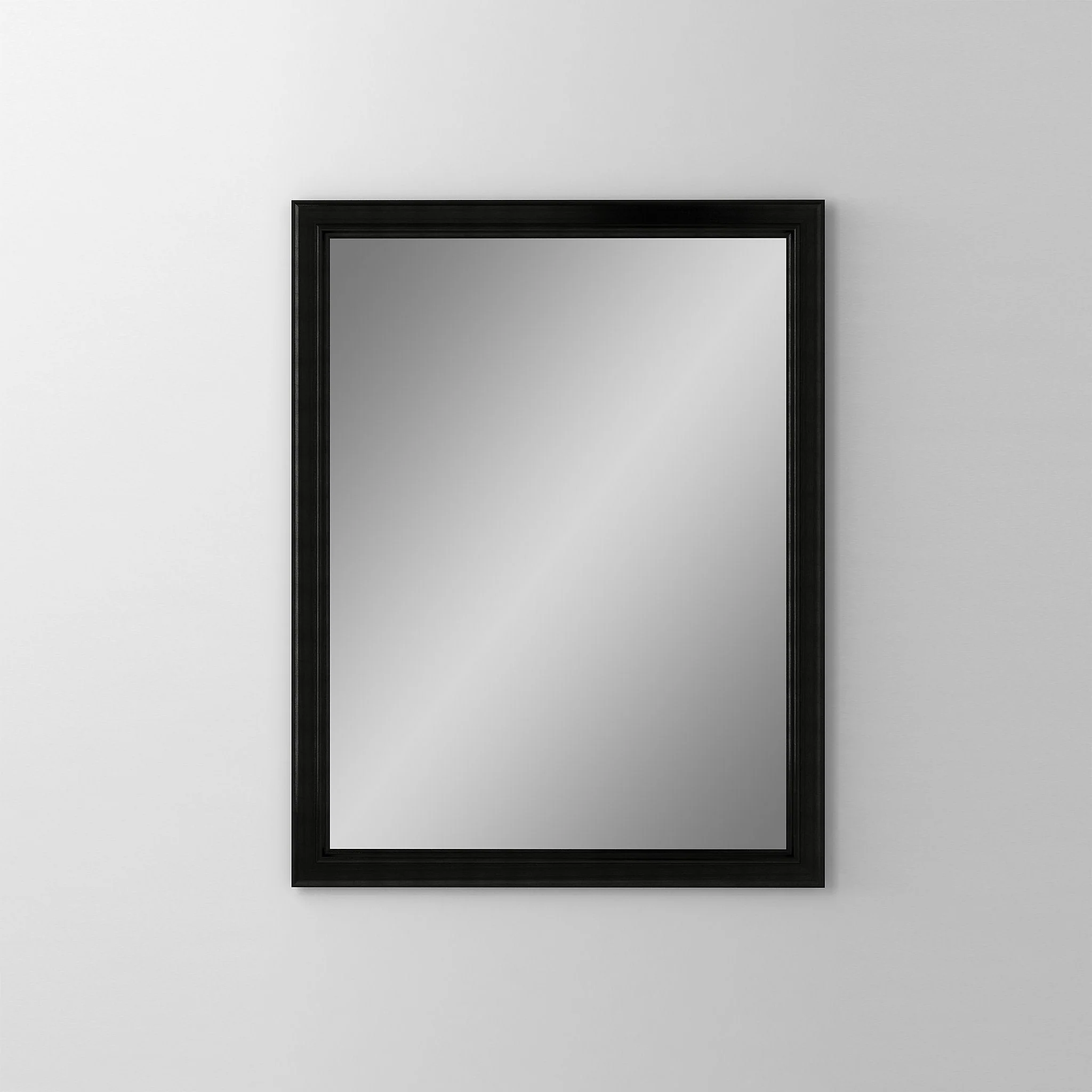 robern DC2430D6BMGLE74 Main Line Cabinet, 24" x 30" x 6", Bryn Mawr Frame, Brushed Black, Left Hinge, Electric