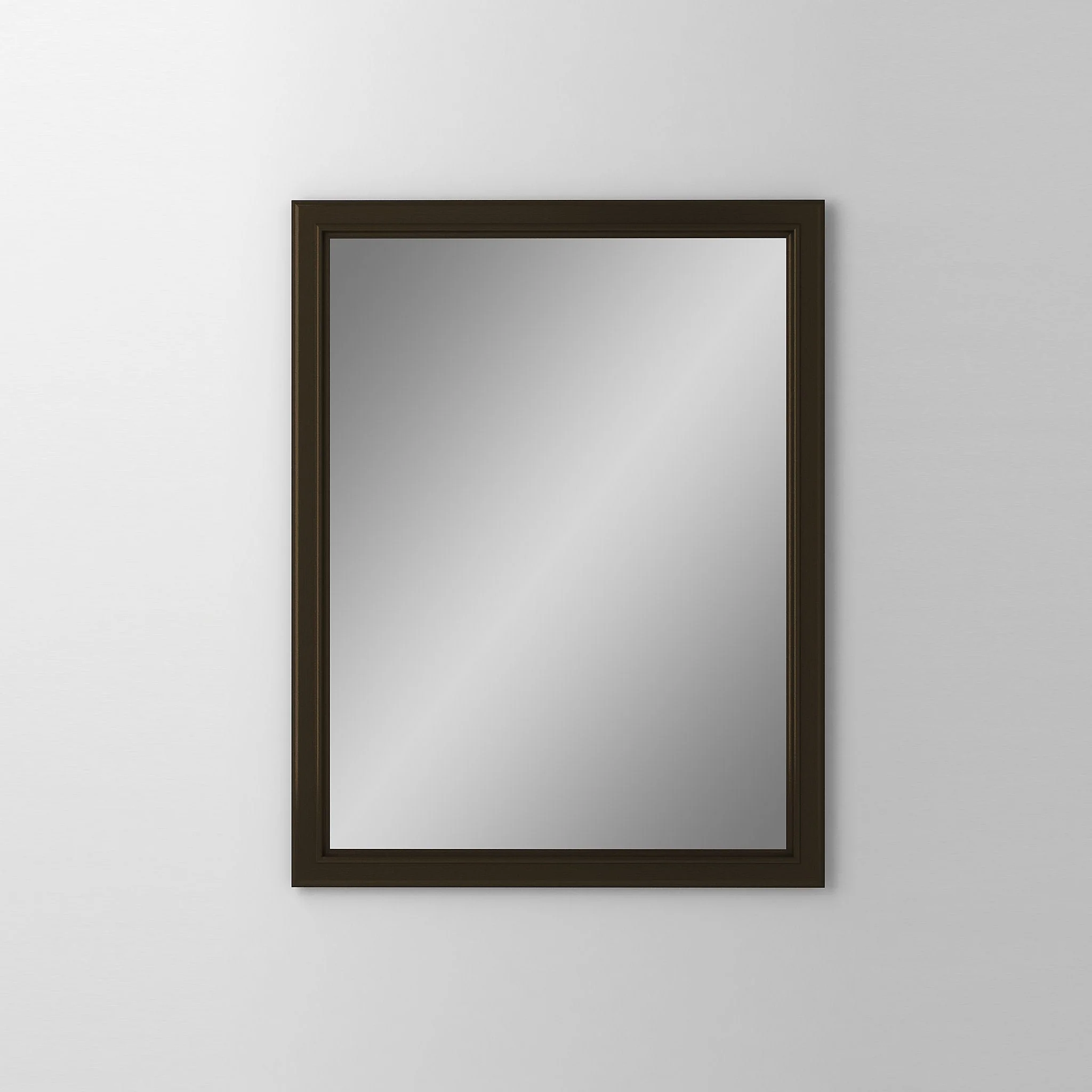 robern DC2430D6BMGLE75 Main Line Cabinet, 24" x 30" x 6", Bryn Mawr Frame, Brushed Bronze, Left Hinge, Electric