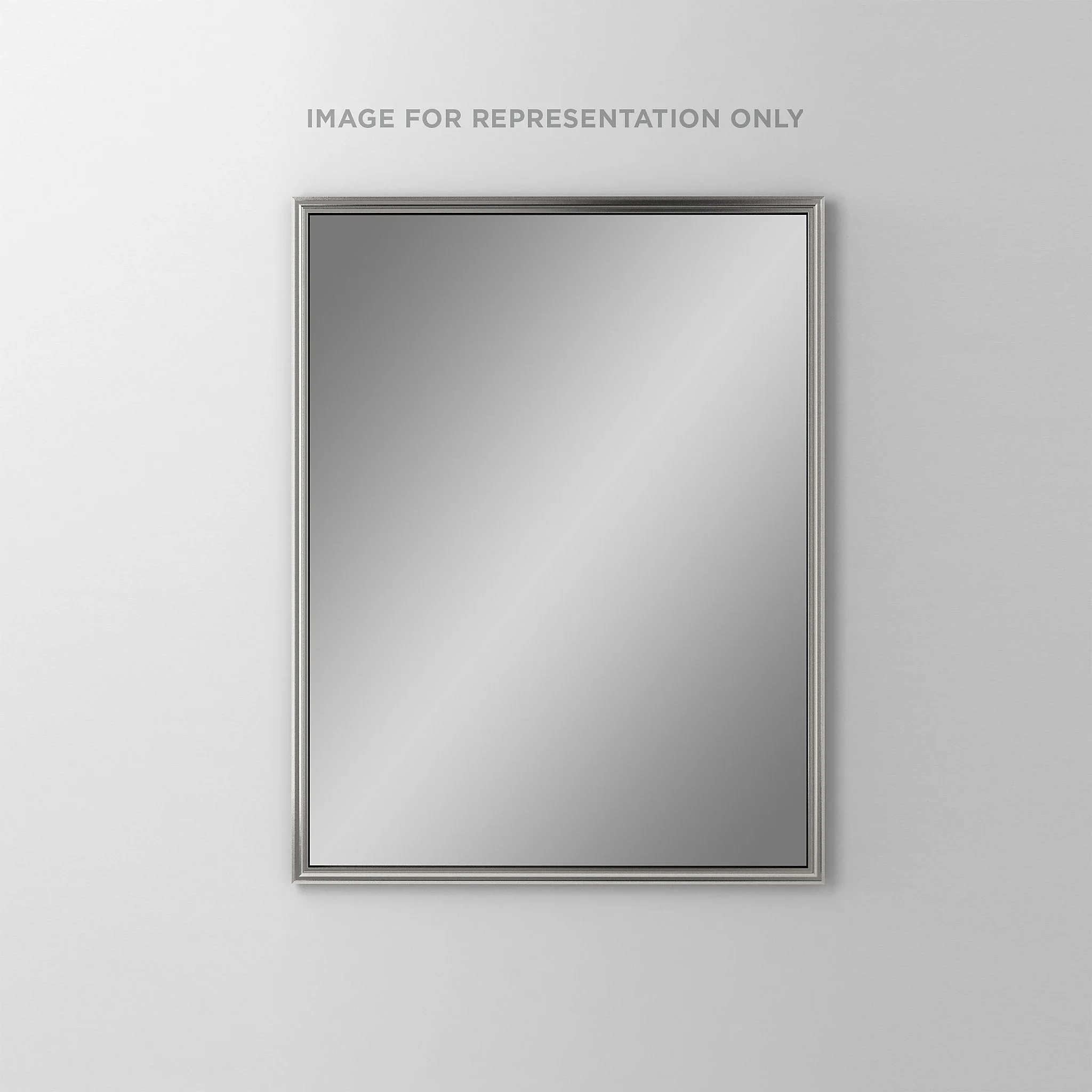 robern DC2430D6RMGLE71 Main Line Cabinet, 24" x 30" x 6", Rosemont Frame, Brushed Nickel, Left Hinge, Electric