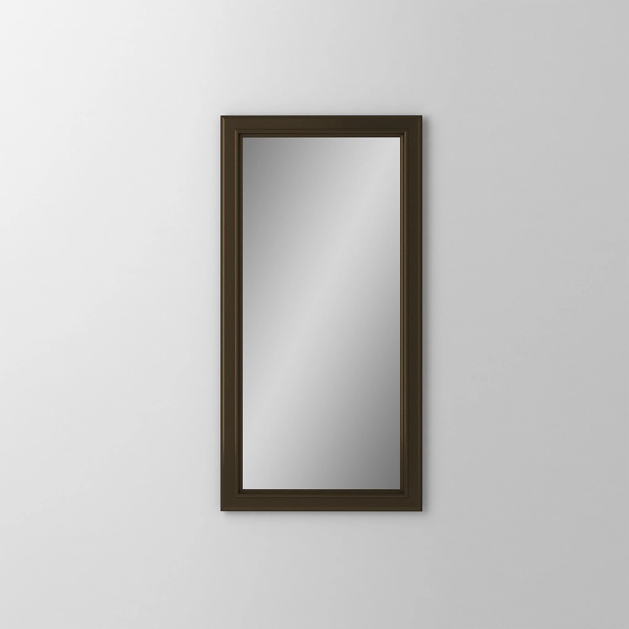 robern DC2440D4BMGRE75 Main Line Cabinet, 24" x 40" x 4", Bryn Mawr Frame, Brushed Bronze, Right Hinge, Electric