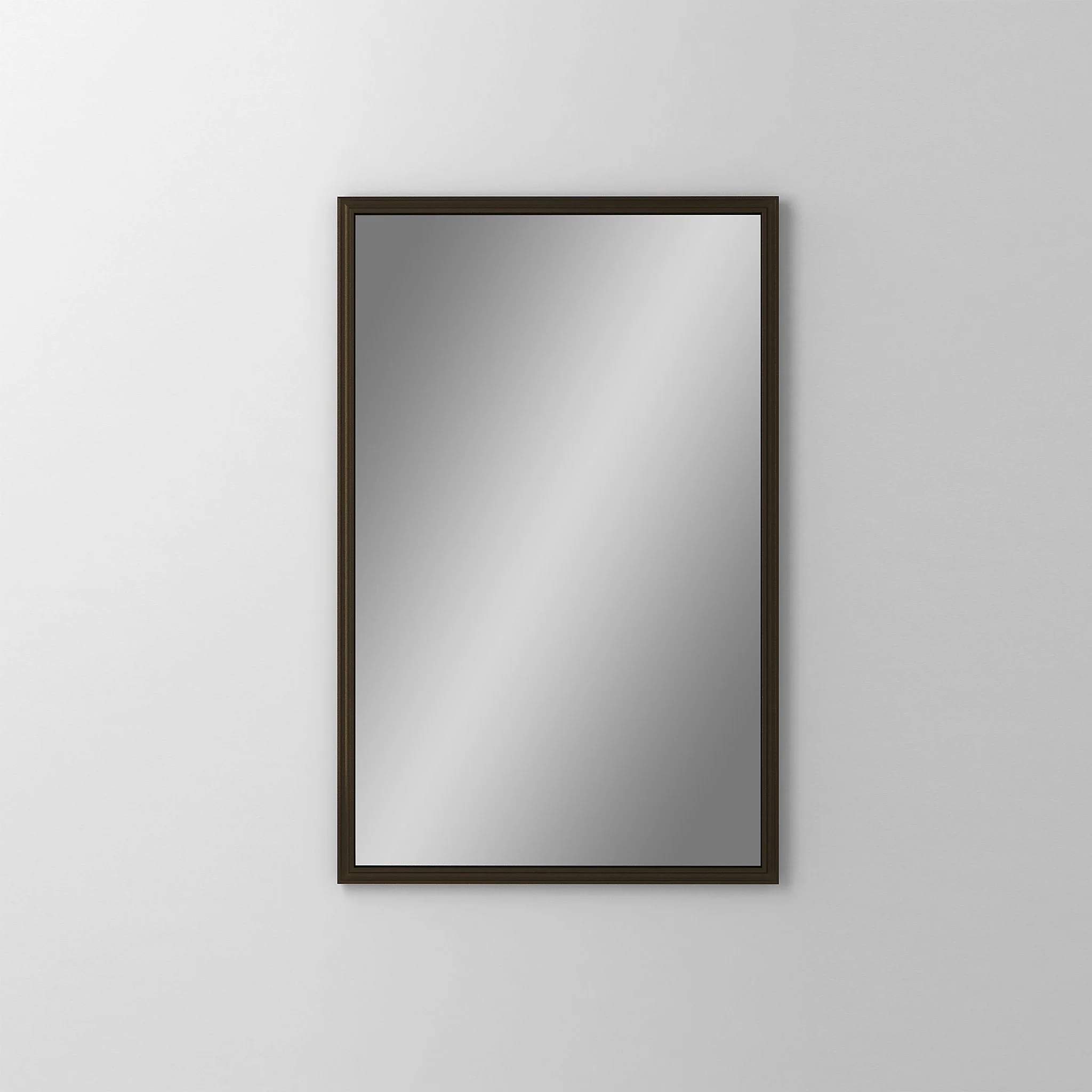 robern DC2440D6RMGRE75 Main Line Cabinet, 24" x 40" x 6", Rosemont Frame, Brushed Bronze, Right Hinge, Electric