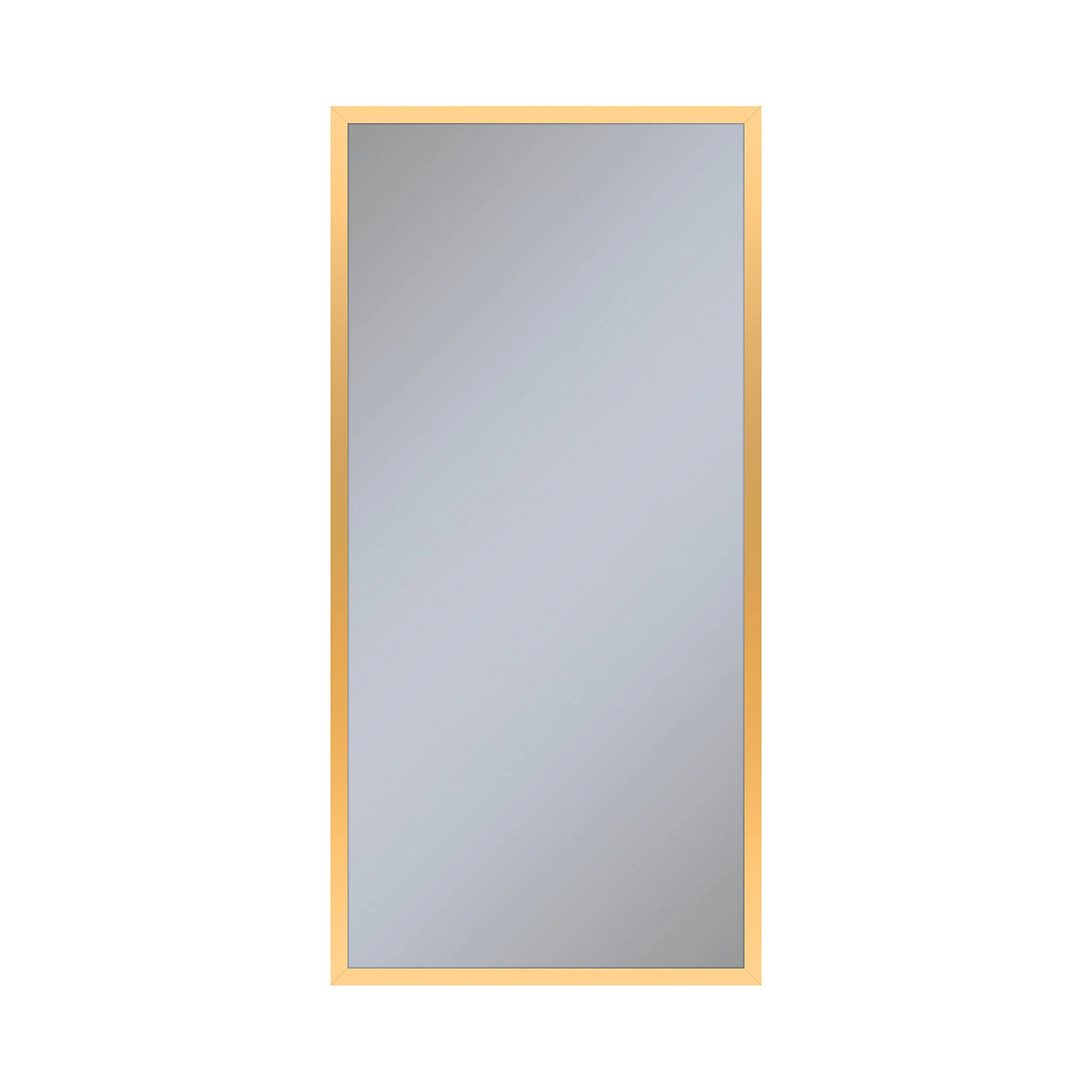 robern PC2040D4TNN82 Profiles Framed Cabinet, 20" x 40" x 4", Matte Gold, Non-Electric, Reversible Hinge