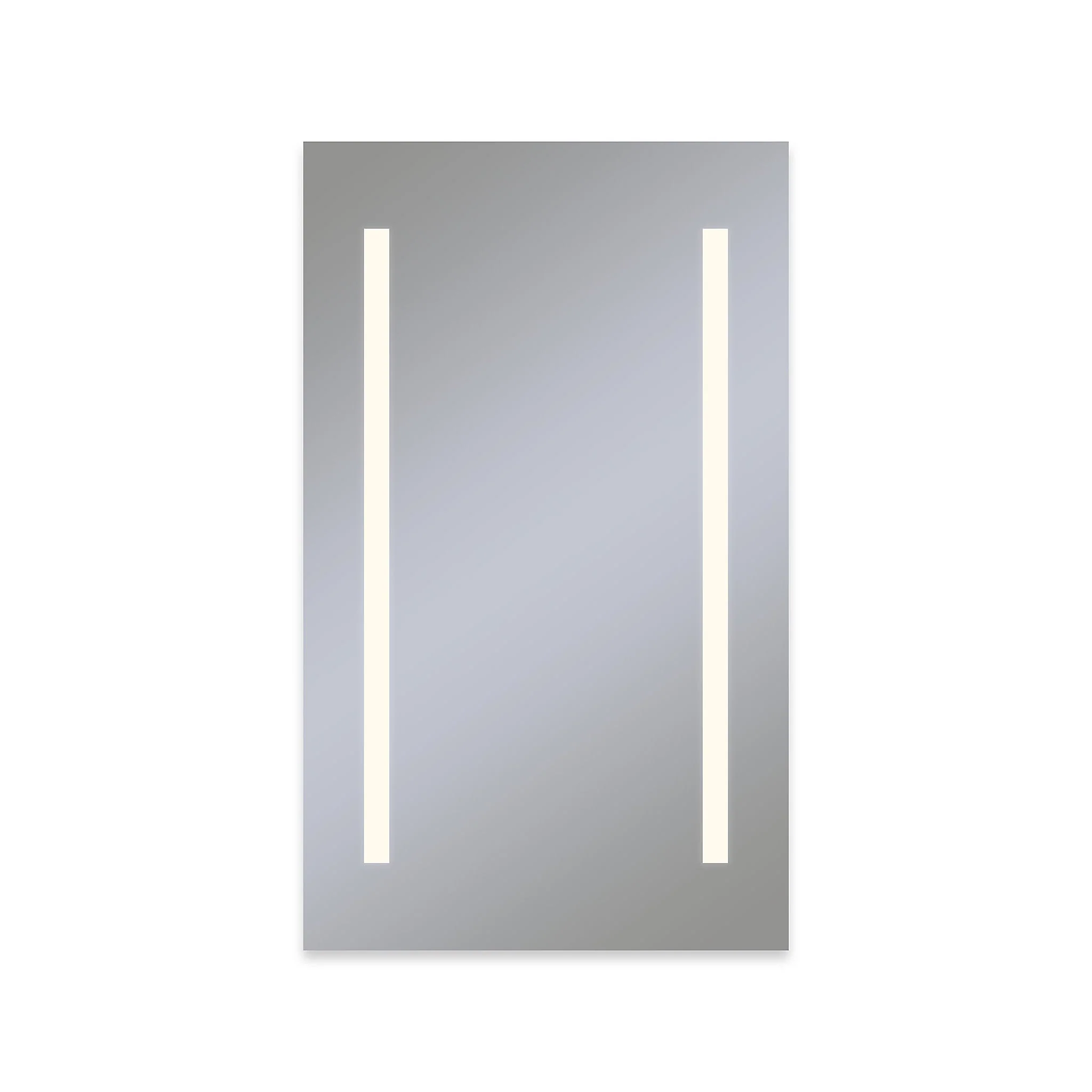 Robern Vitality Lighted Cabinet, 24" x 40" x 4", Columnn Light Pattern, Soft White (3000K), Dimmable, Electrical Outlet, Right Hinge