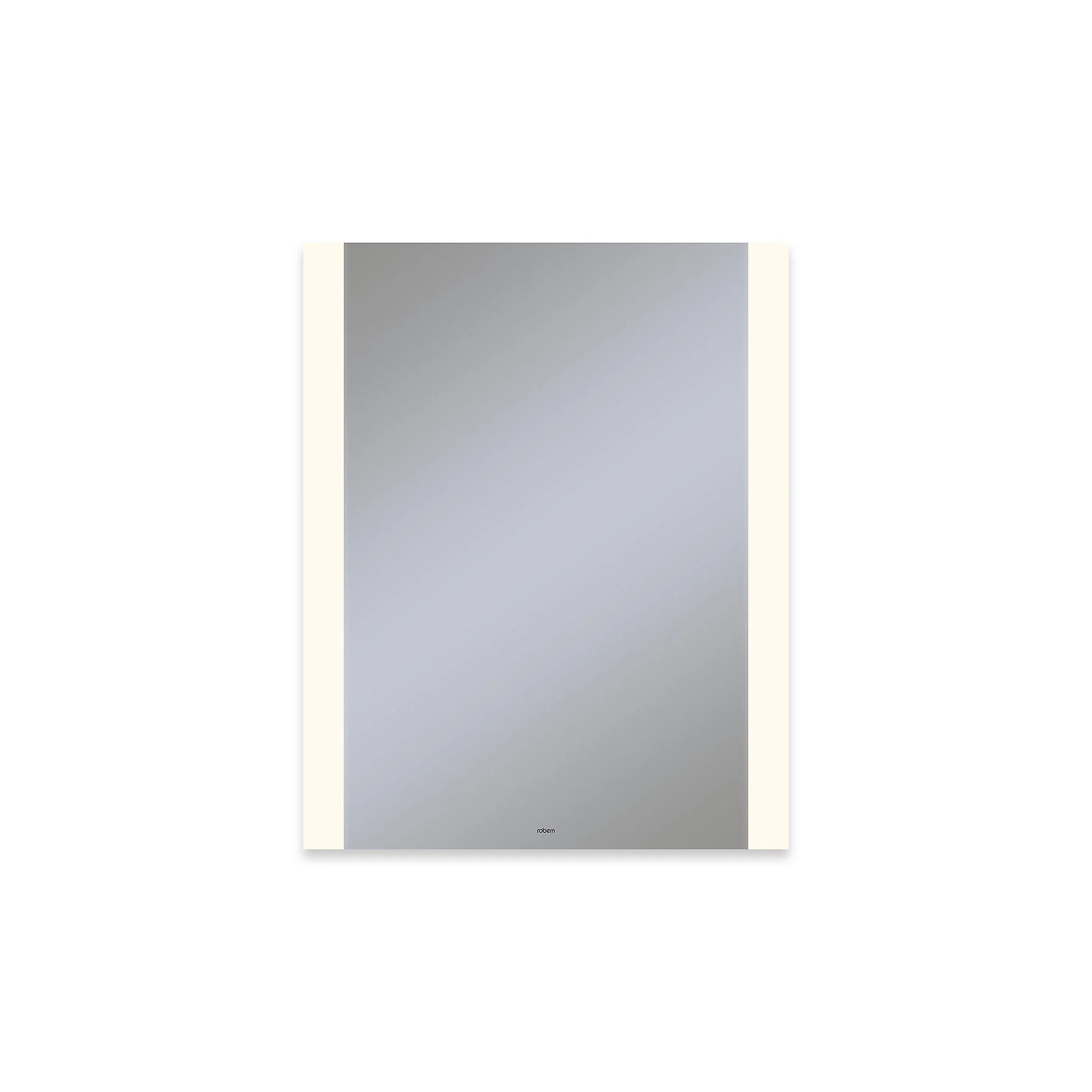 Robern Vitality Lighted Mirror, 24" x 30" x 1-3/4", Edge Lit Light Pattern, Warm White (3000K), Dimmable, Defogger