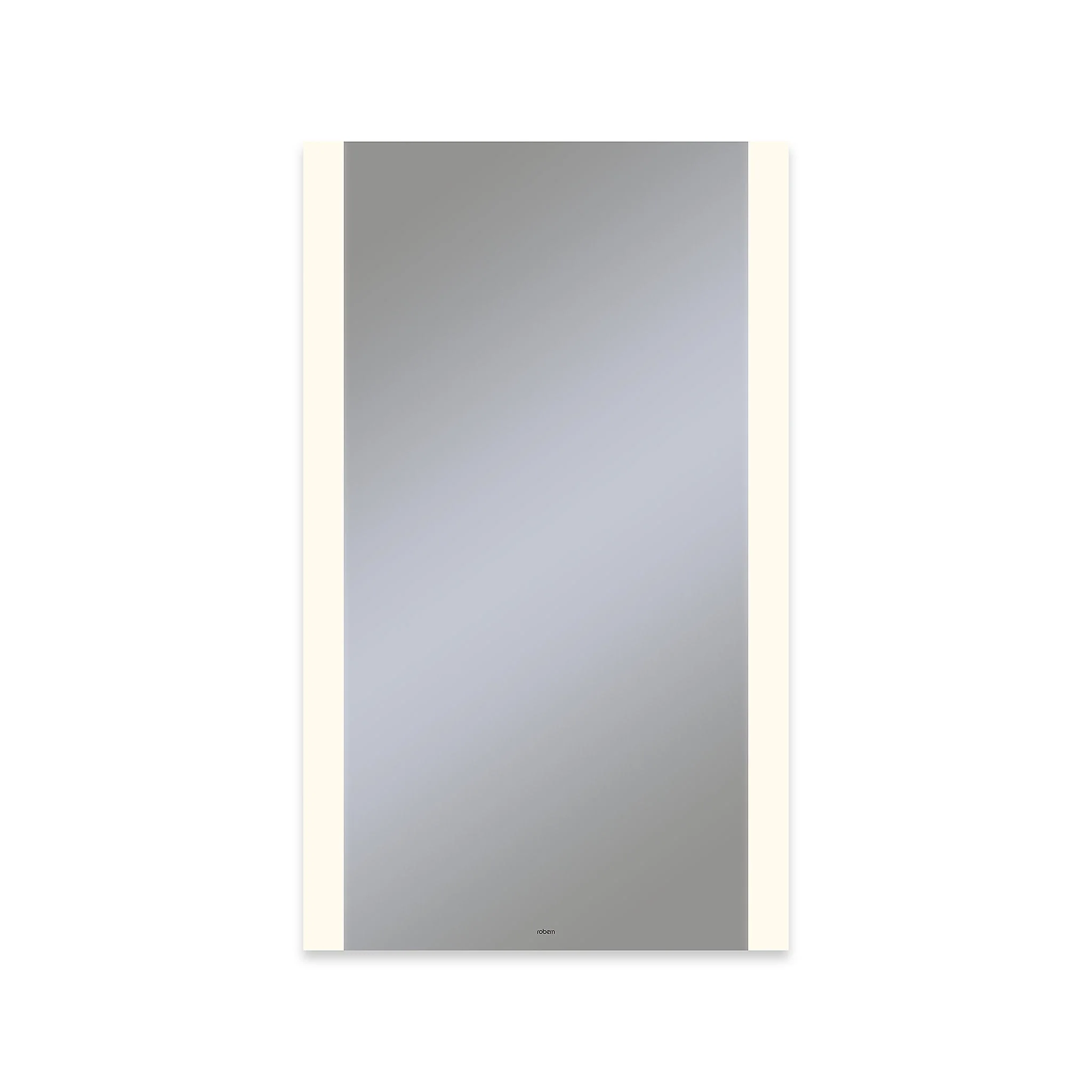 Robern Vitality Lighted Mirror, 24" x 40" x 1-3/4", Edge Lit Light Pattern, Warm White (3000K), Dimmable, Defogger