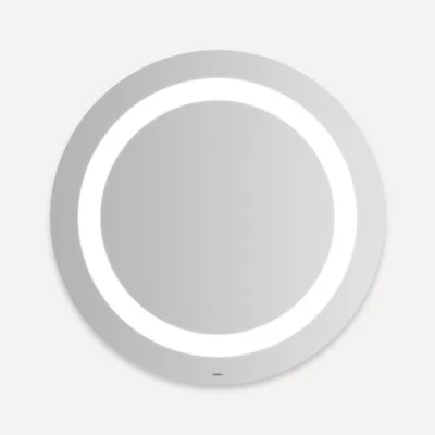 Robern Vitality Lighted Mirror, 30" Round, Inset Light Pattern, Cool White (4000K), Dimmable, Defogger - Image 2