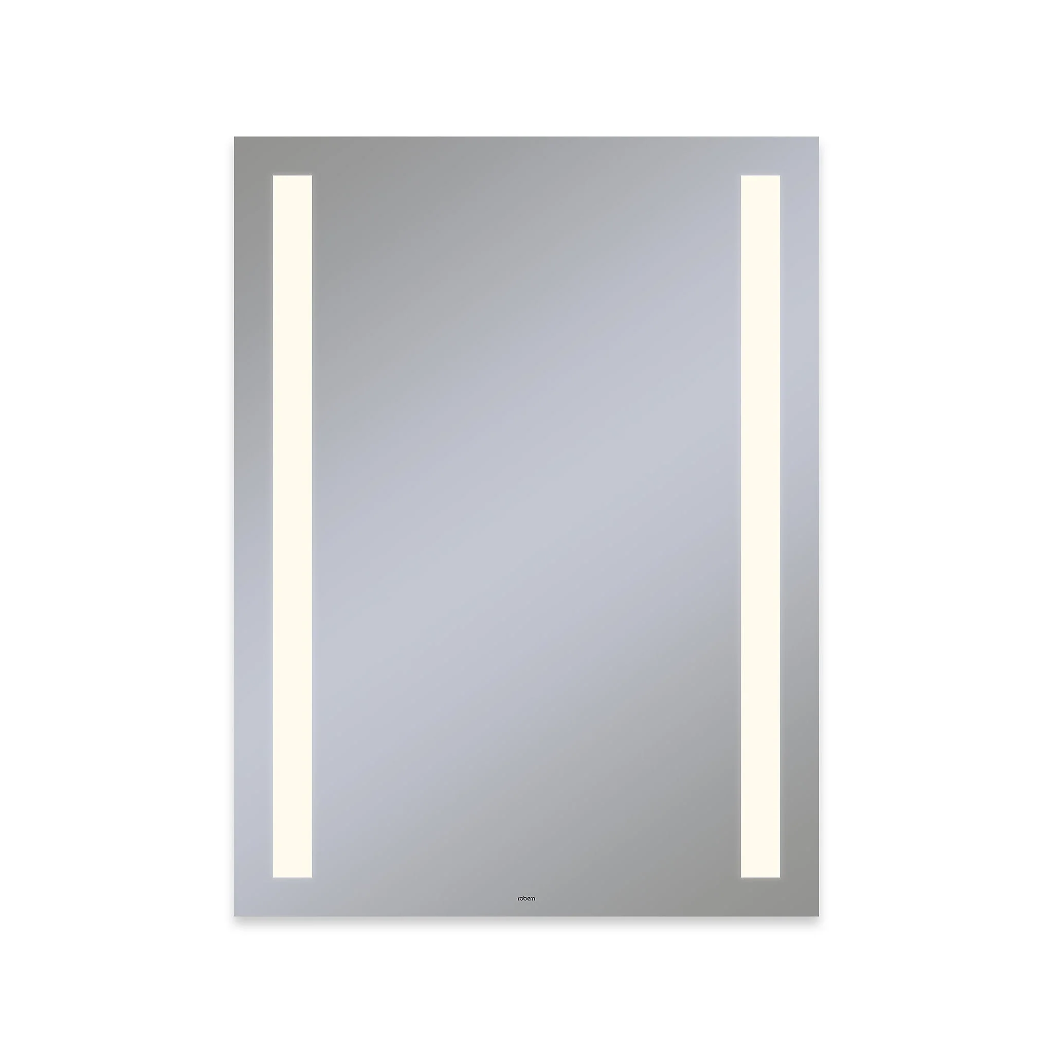 Robern Vitality Lighted Mirror, 30" x 40" x 1-3/4", Column Light Pattern, Warm White (3000K), Dimmable, Defogger