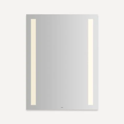 Robern Vitality Lighted Mirror, 30" x 40" x 1-3/4", Column Light Pattern, Warm White (3000K), Dimmable, Defogger - Image 2
