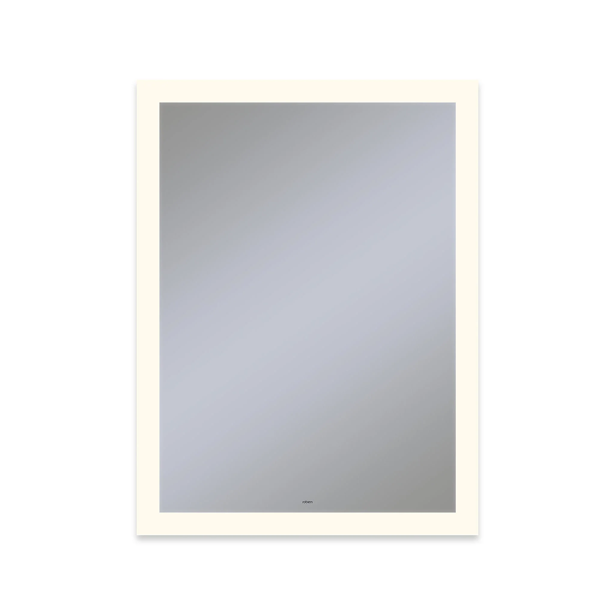 Robern Vitality Lighted Mirror, 30" x 40" x 1-3/4", Perimeter Light Pattern, Warm White (3000K), Dimmable, Defogger