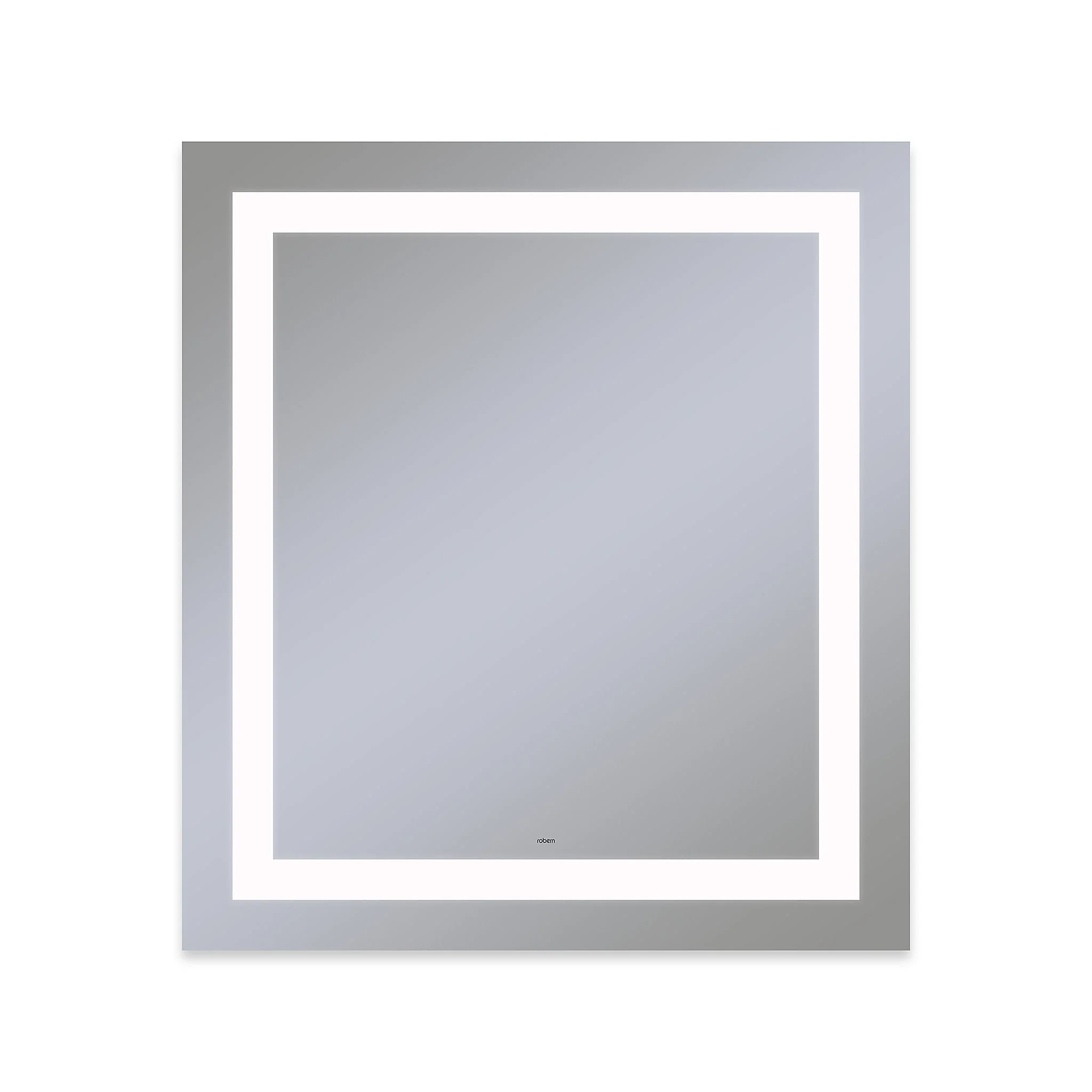 Robern Vitality Lighted Mirror, 36" x 40" x 1-3/4", Inset Light Pattern, Cool White (4000K), Dimmable, Defogger
