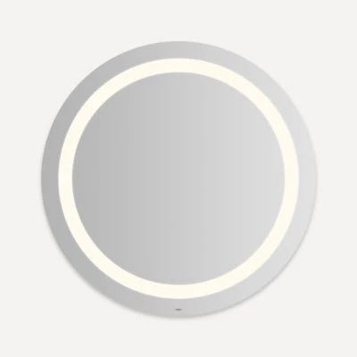 Robern Vitality Lighted Mirror, 40" Round, Inset Light Pattern, Warm White (3000K), Dimmable, Defogger - Image 2