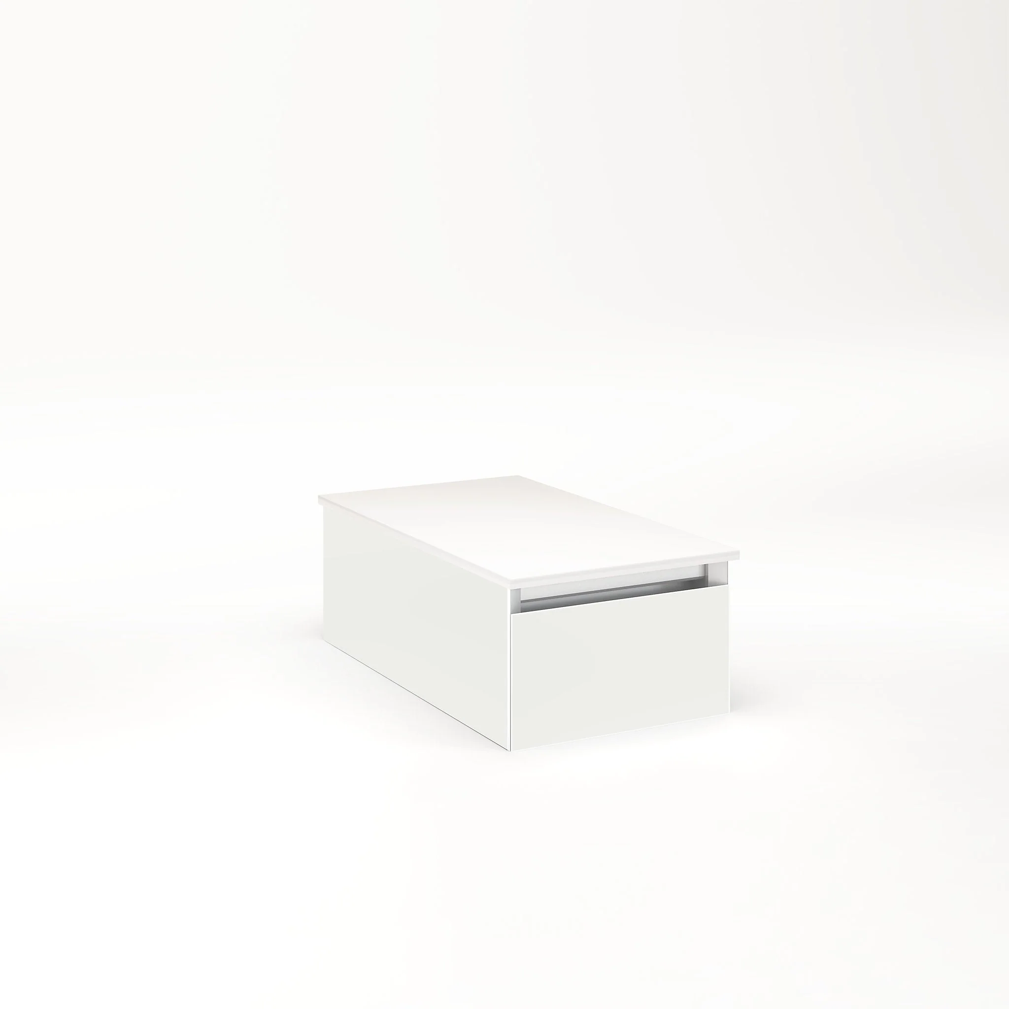 robern VM12H1D21F22L Cartesian Vanity, 12" x 7-1/2" x 21", Beach, Full Drawer, Night Light, 5000K Temperature (Cool Light)