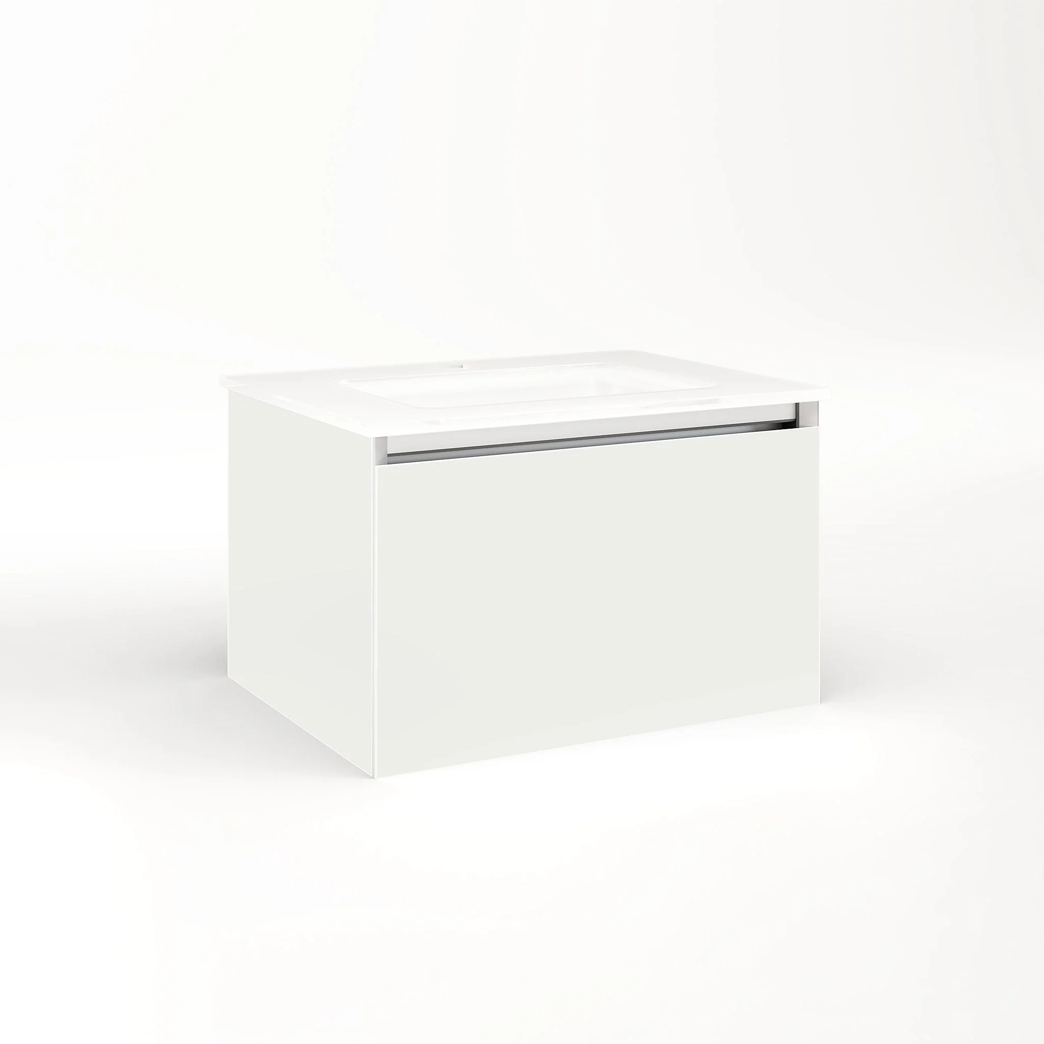 robern VM24H2D18P22L Cartesian Vanity, 24" x 15" x 18", Beach, Plumbing Drawer, Night Light, 5000K Temperature (Cool Light)