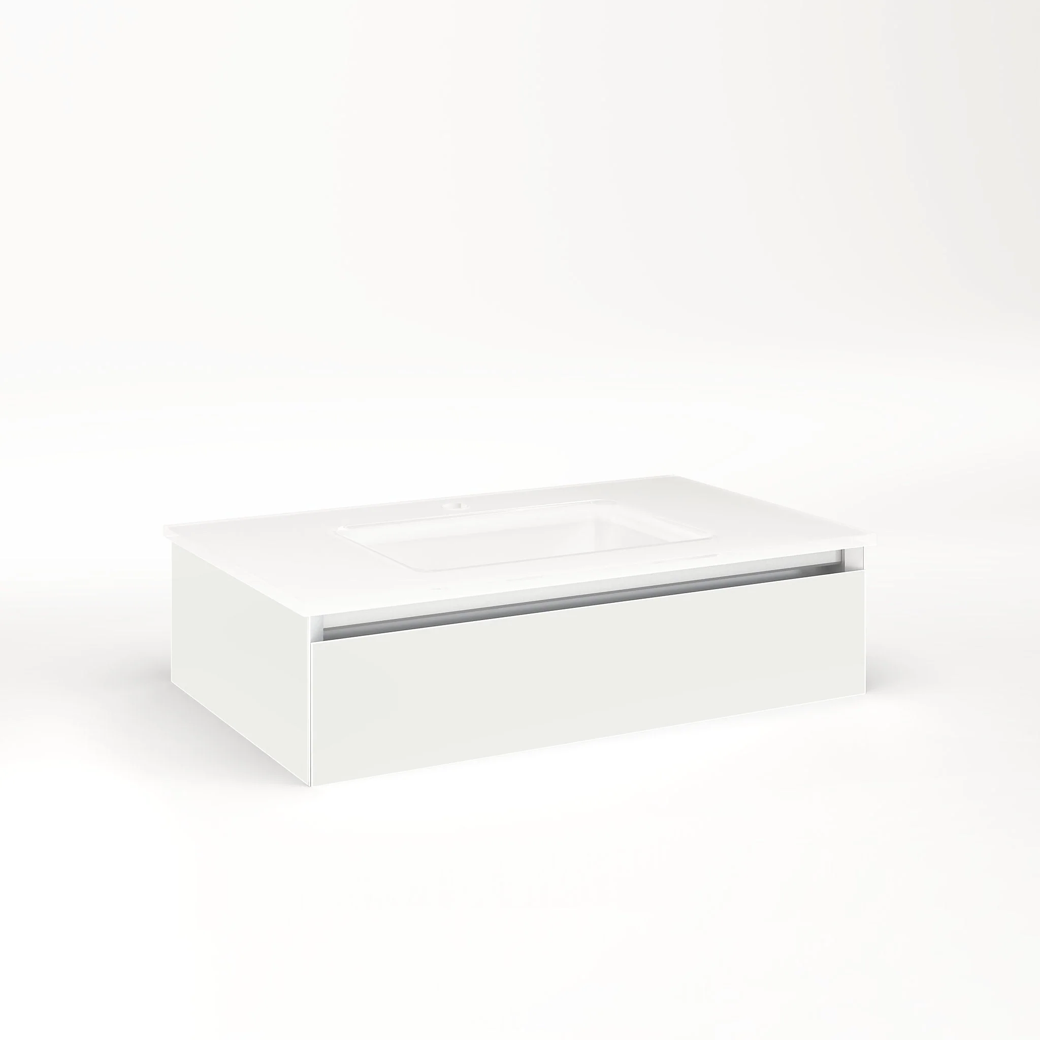 robern VM30H1D18P22L Cartesian Vanity, 30" x 7-1/2" x 18", Beach, Plumbing Drawer, Night Light, 5000K Temperature (Cool Light)