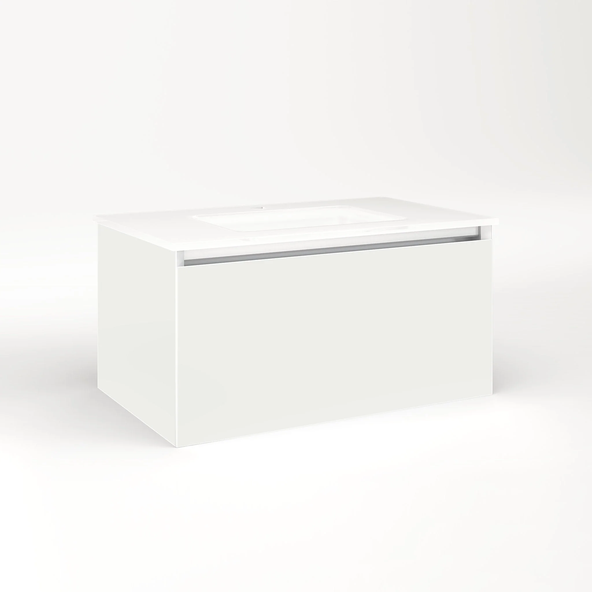 robern VM30H2D18P22L Cartesian Vanity, 30" x 15" x 18", Beach, Plumbing Drawer, Night Light, 5000K Temperature (Cool Light)
