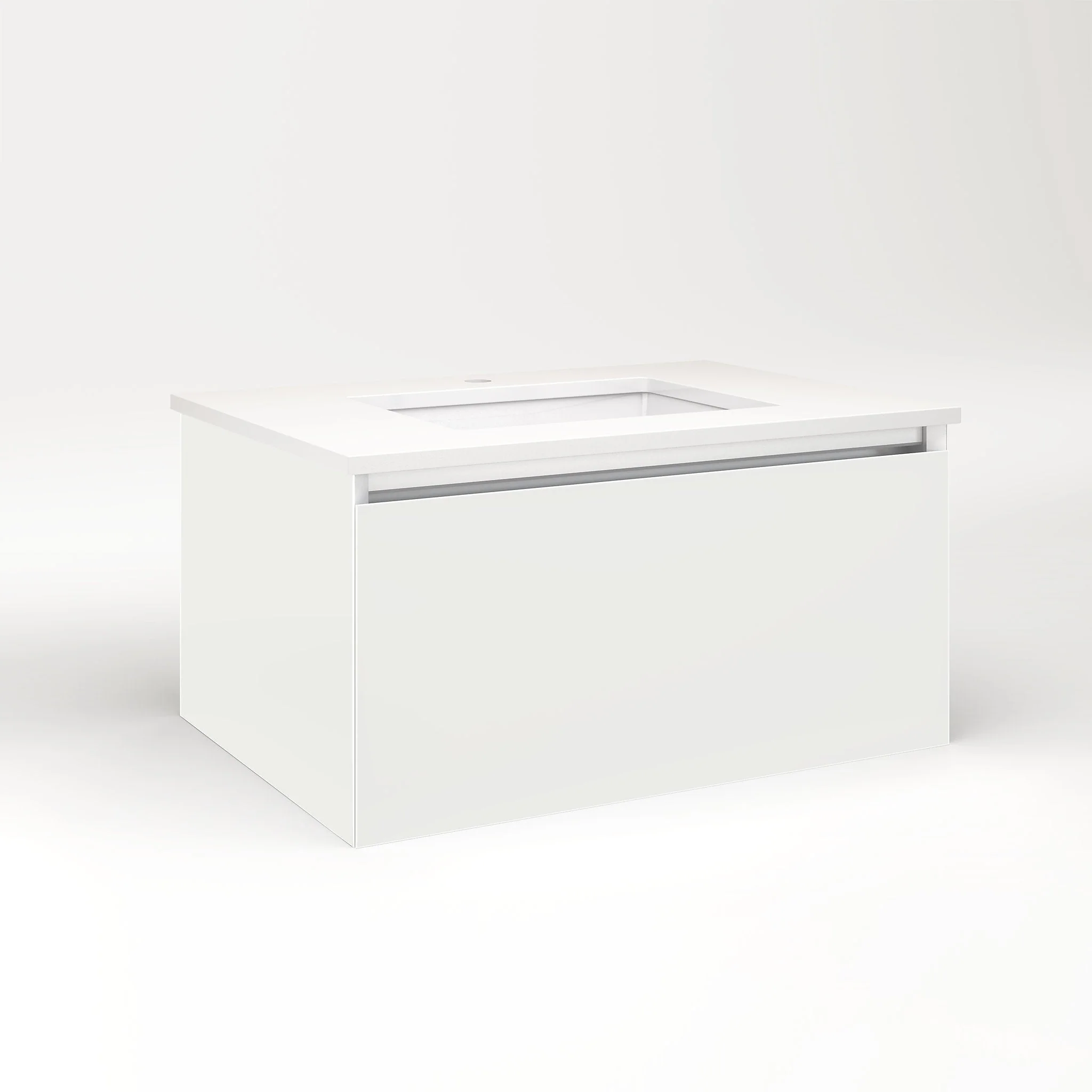 robern VM30H2D21P22L Cartesian Vanity, 30" x 15" x 21", Beach, Plumbing Drawer, Night Light, 5000K Temperature (Cool Light)