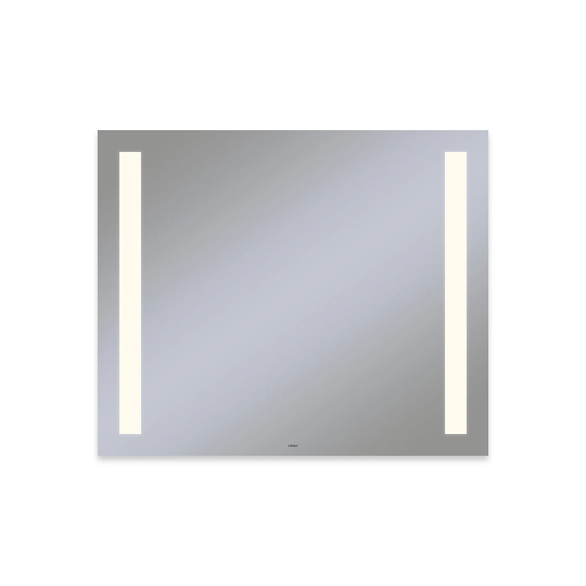 robern YM3630RCFPD3 Vitality Lighted Mirror, 36" x 30" x 1-3/4", Rectangle, Column Light Pattern, 2700K Temperature (Warm Light), Dimmable, Defogger