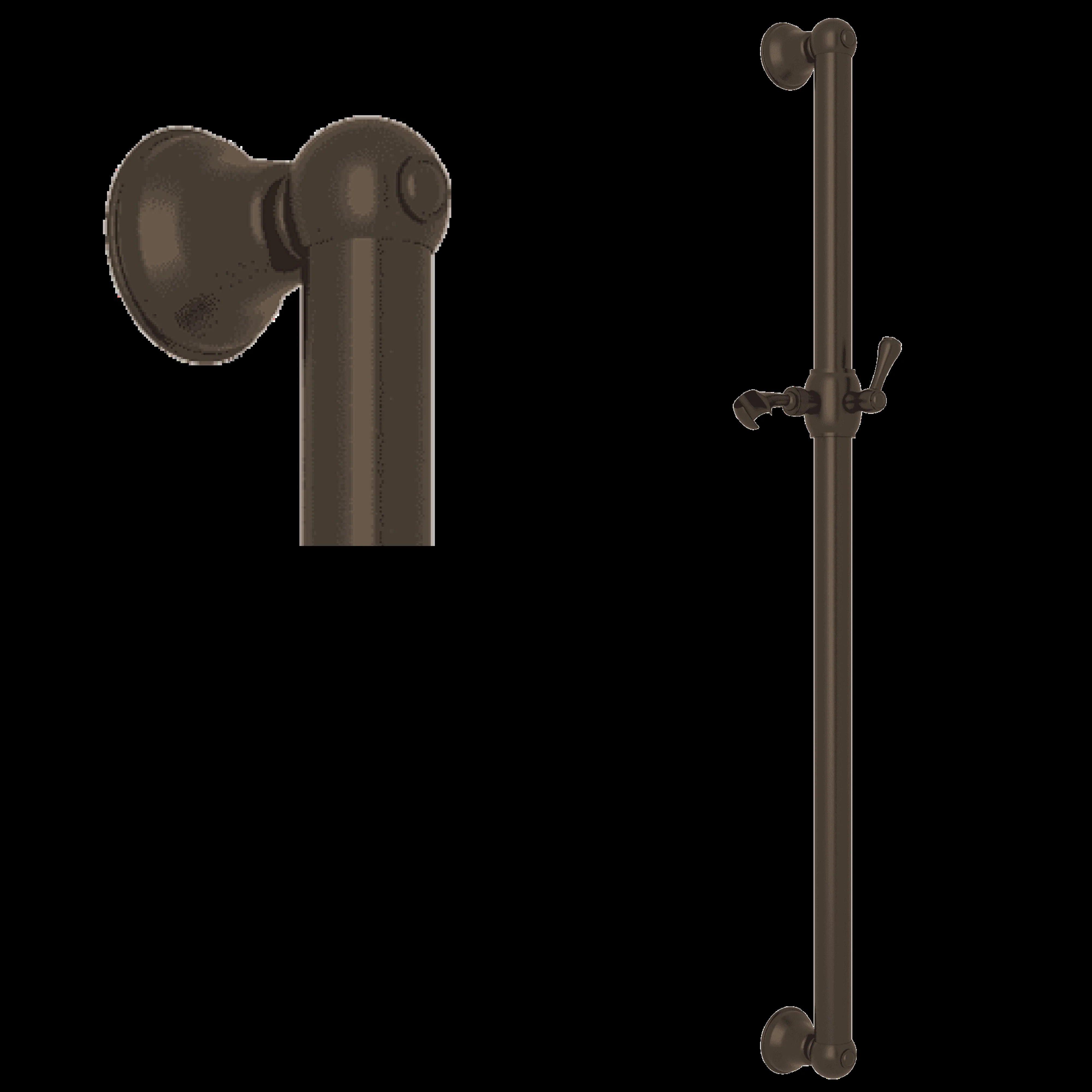 ROHL 1270 36" Grab Bar with Handshower Slide Rail - Image 5