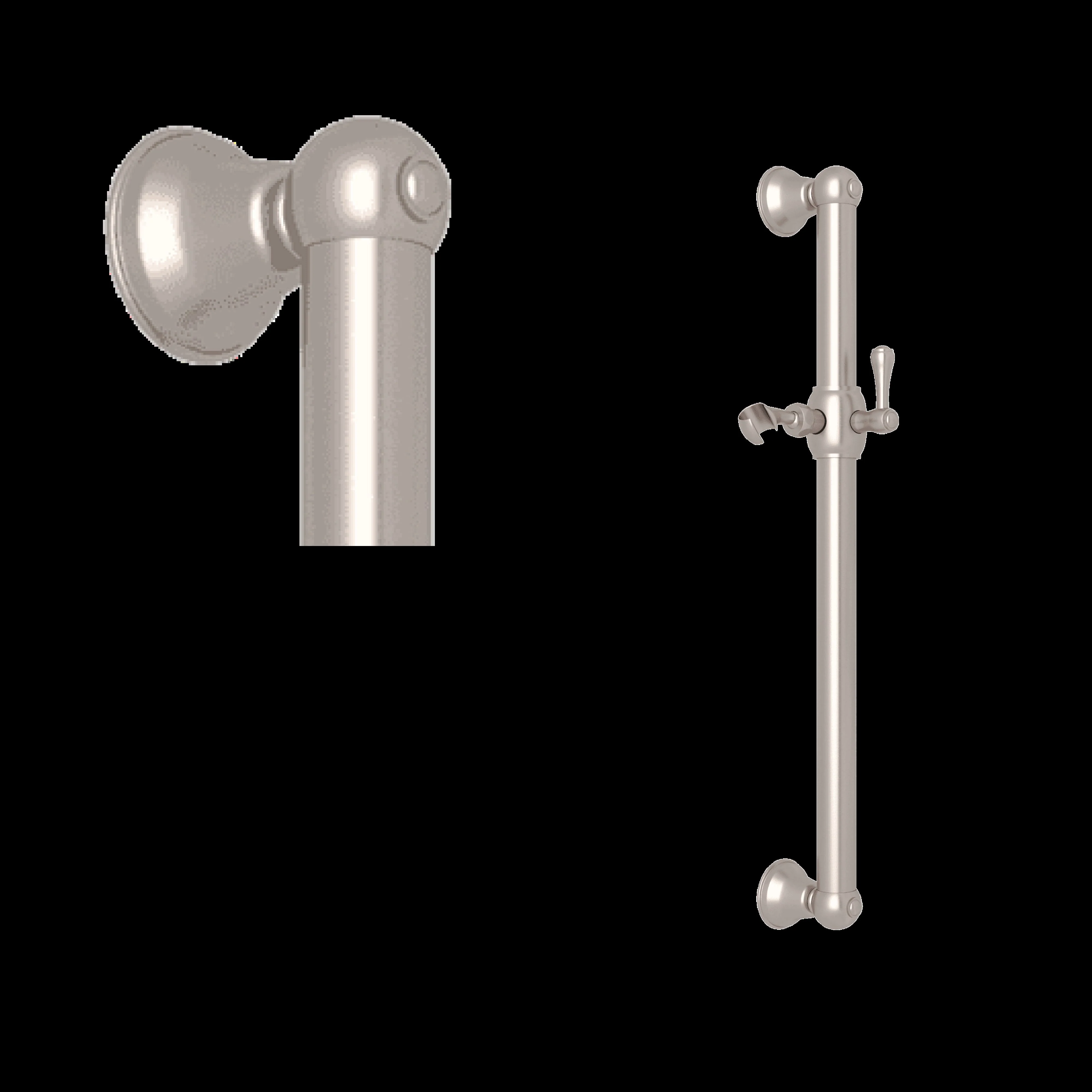 ROHL 1271 24" Grab Bar with Handshower Slide Rail - Image 4