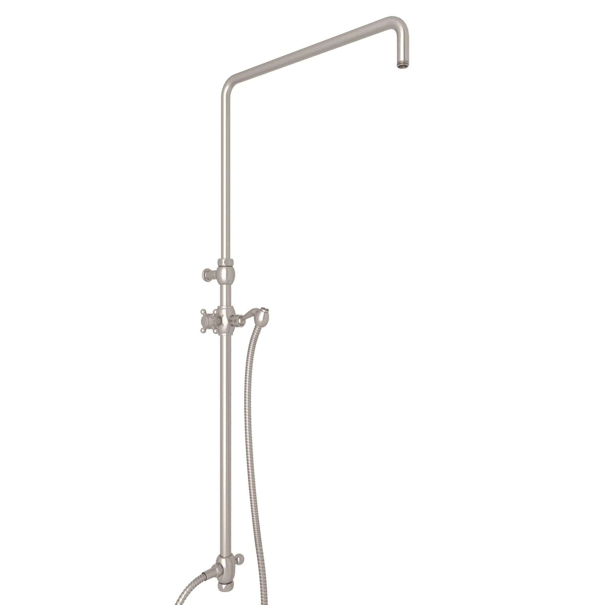 ROHL 1560 Riser With Diverter, Hose And Sliding Handshower Holder - Image 4