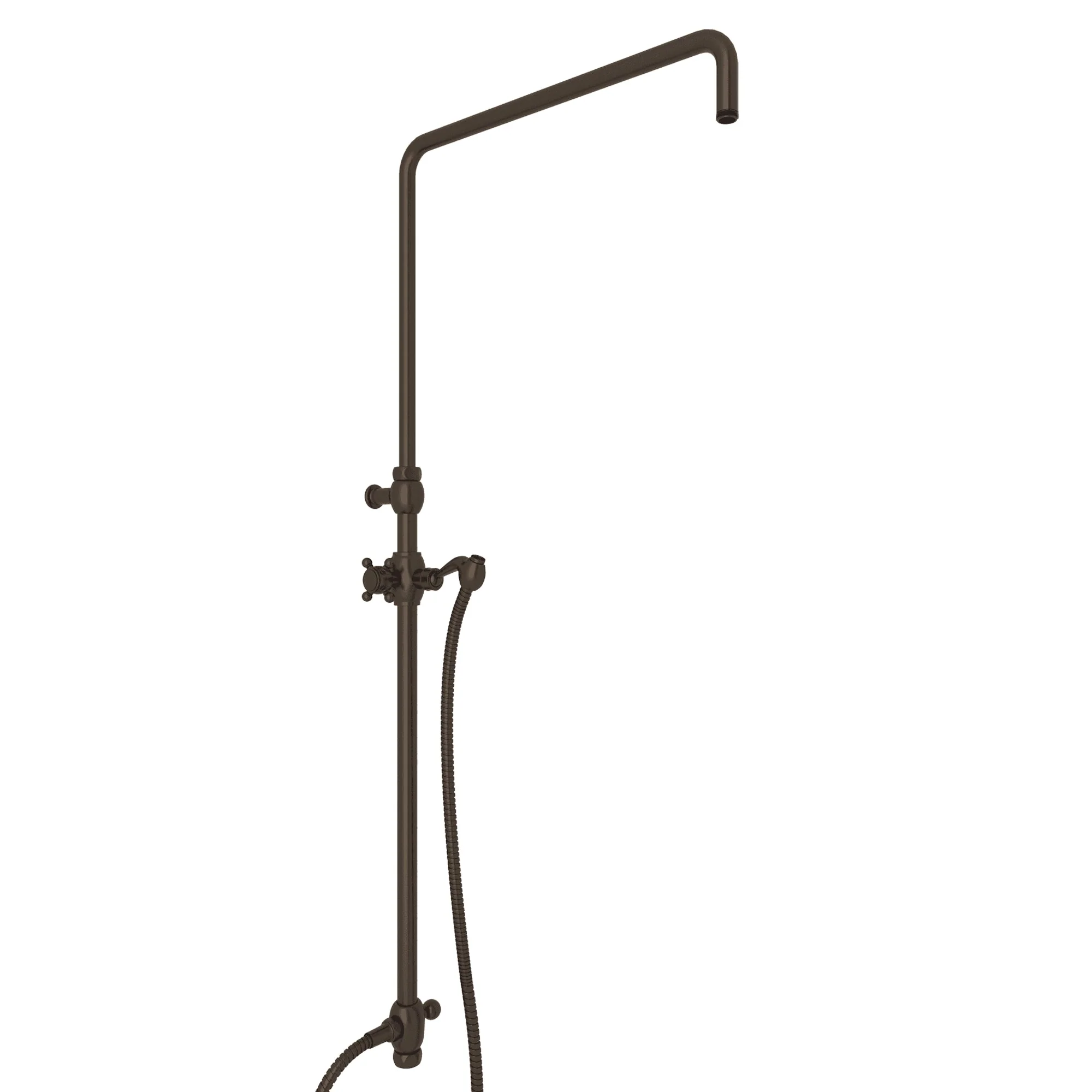 ROHL 1560 Riser With Diverter, Hose And Sliding Handshower Holder - Image 5