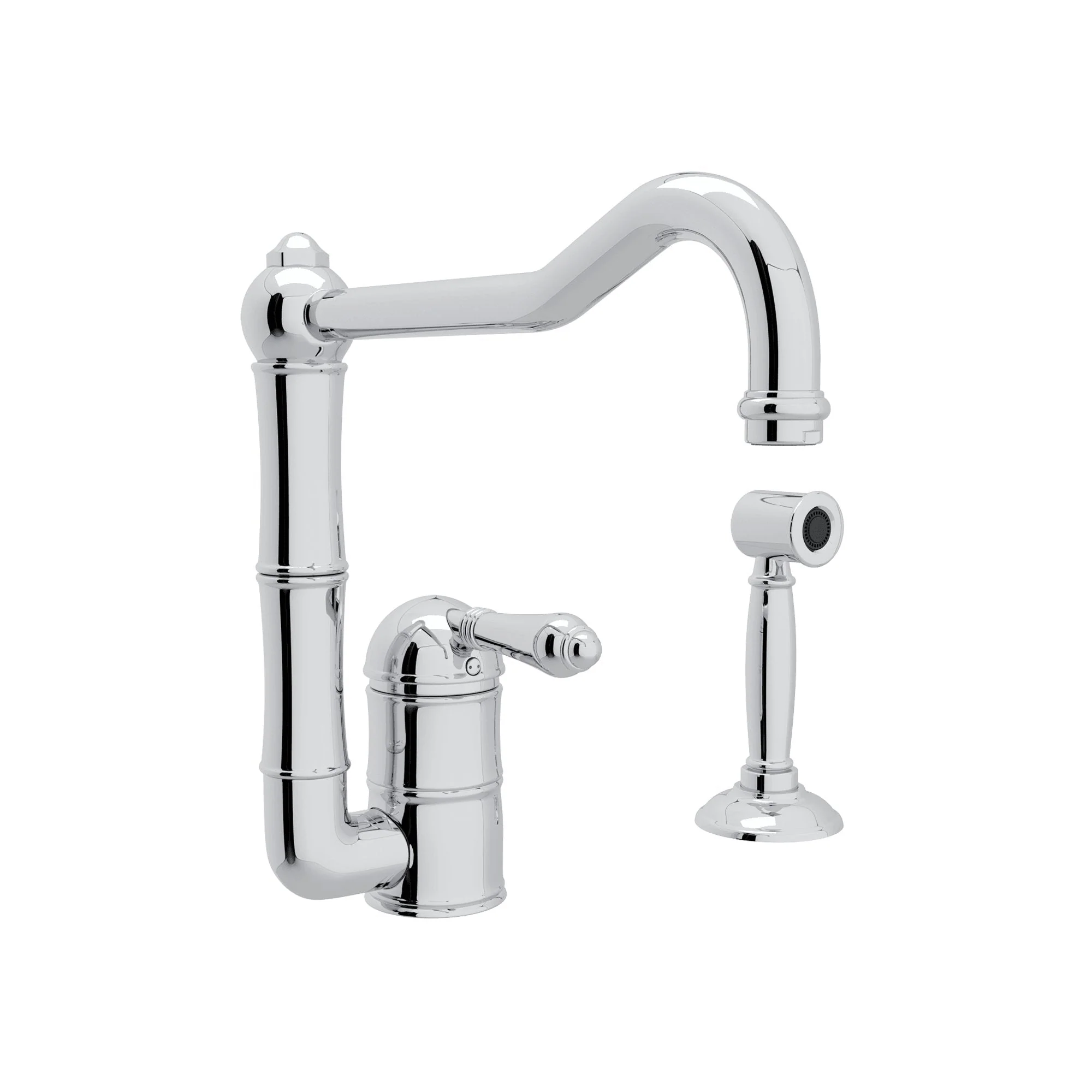 ROHL A3608WS Acqui® Kitchen Faucet With Side Spray