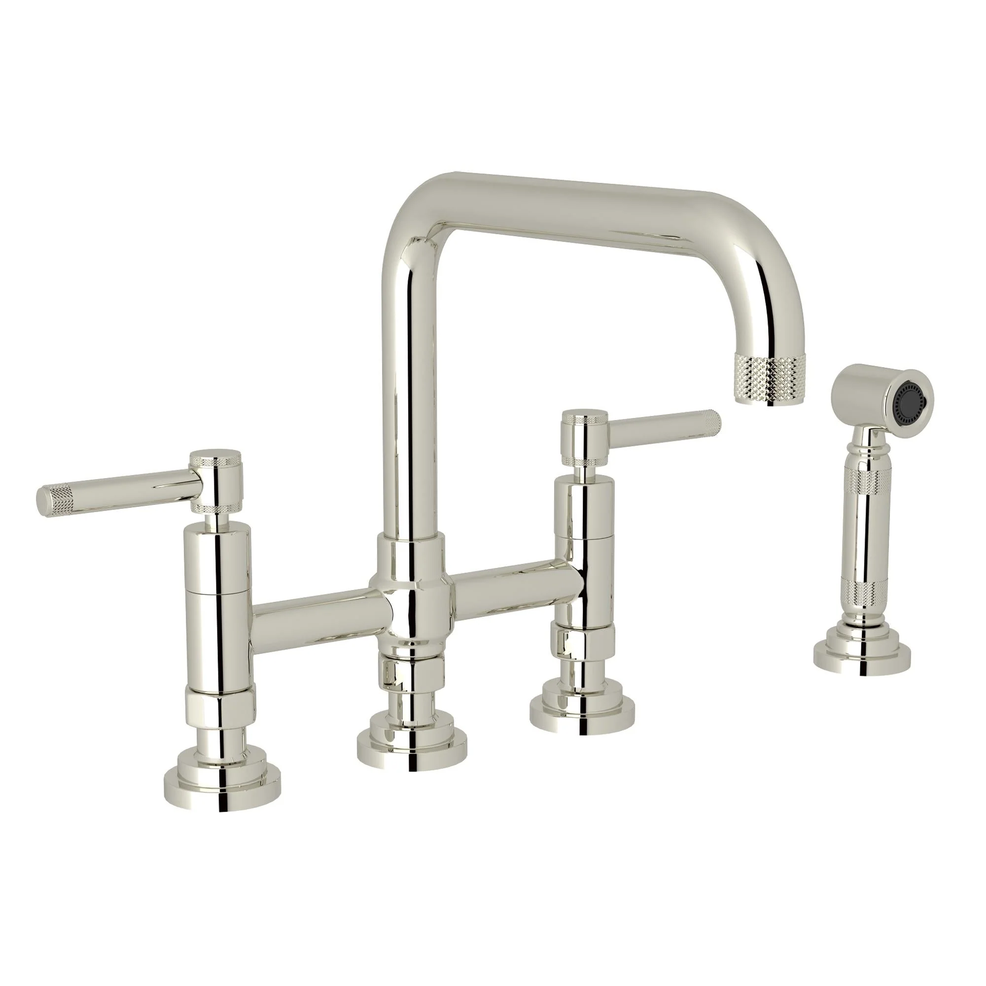 ROHL A3358WS Campo Bridge Kitchen Faucet With Side Spray - Image 4