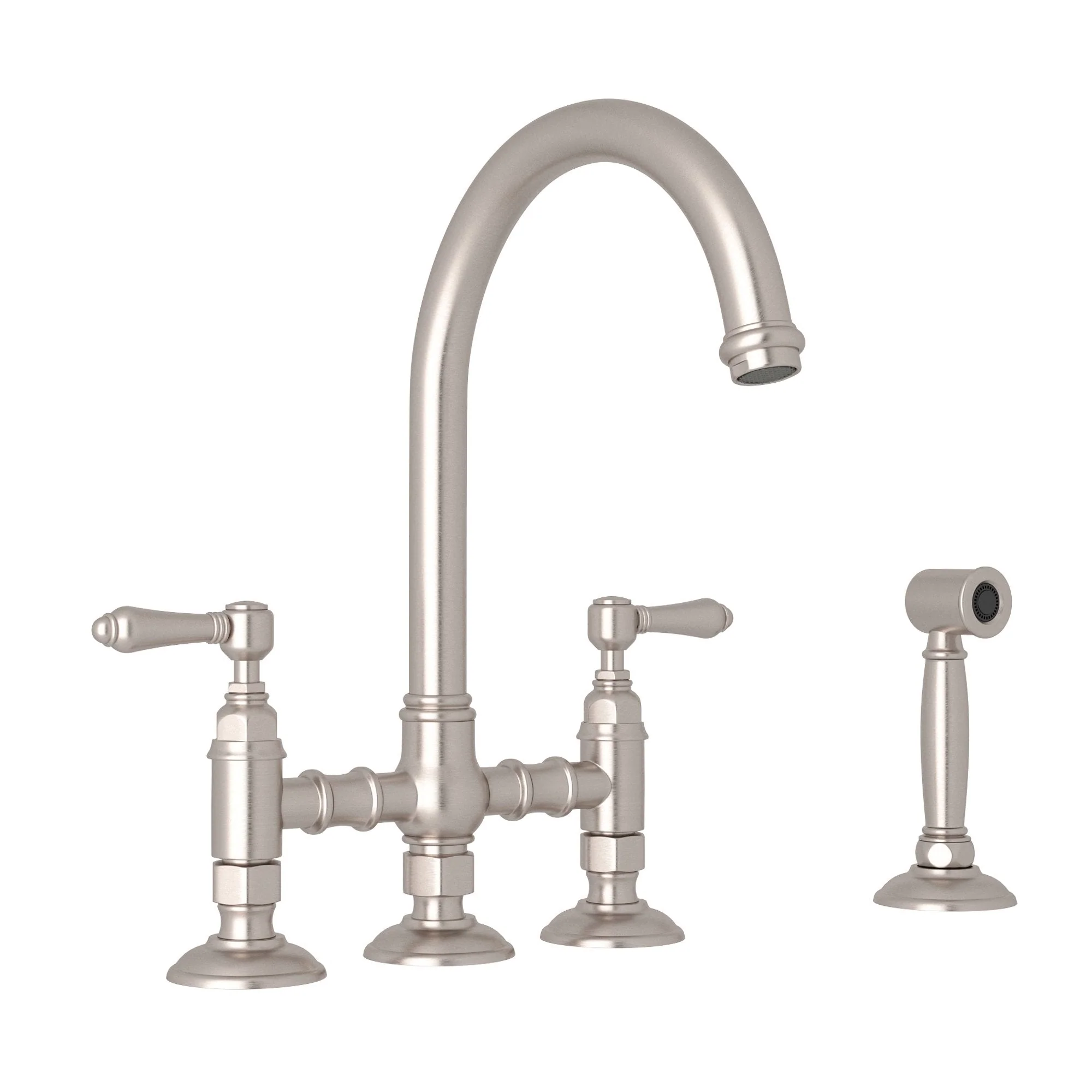 ROHL A1461WS San Julio® Bridge Kitchen Faucet With Side Spray - Image 4