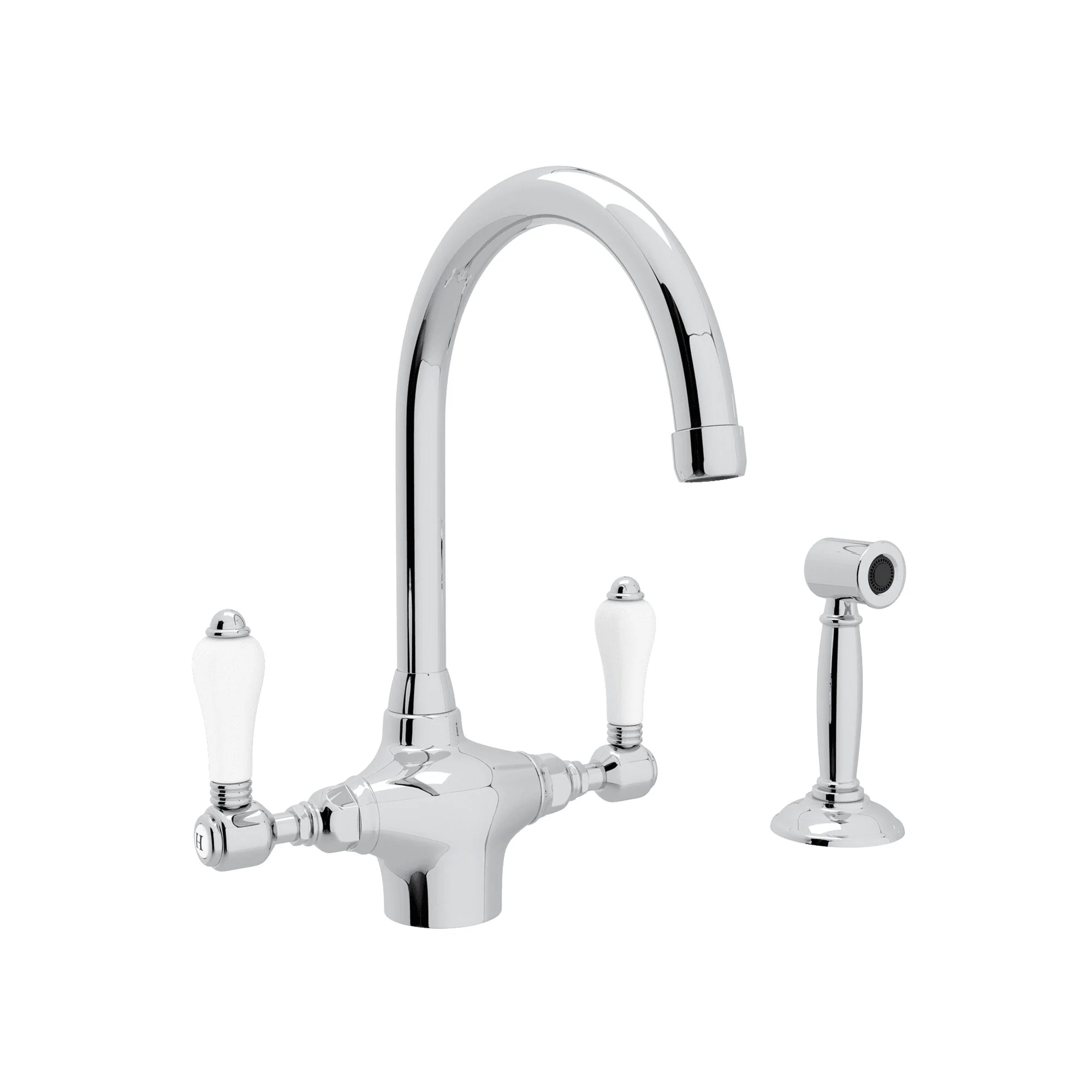 ROHL A1676WS San Julio® Two Handle Kitchen Faucet With Side Spray - Image 6