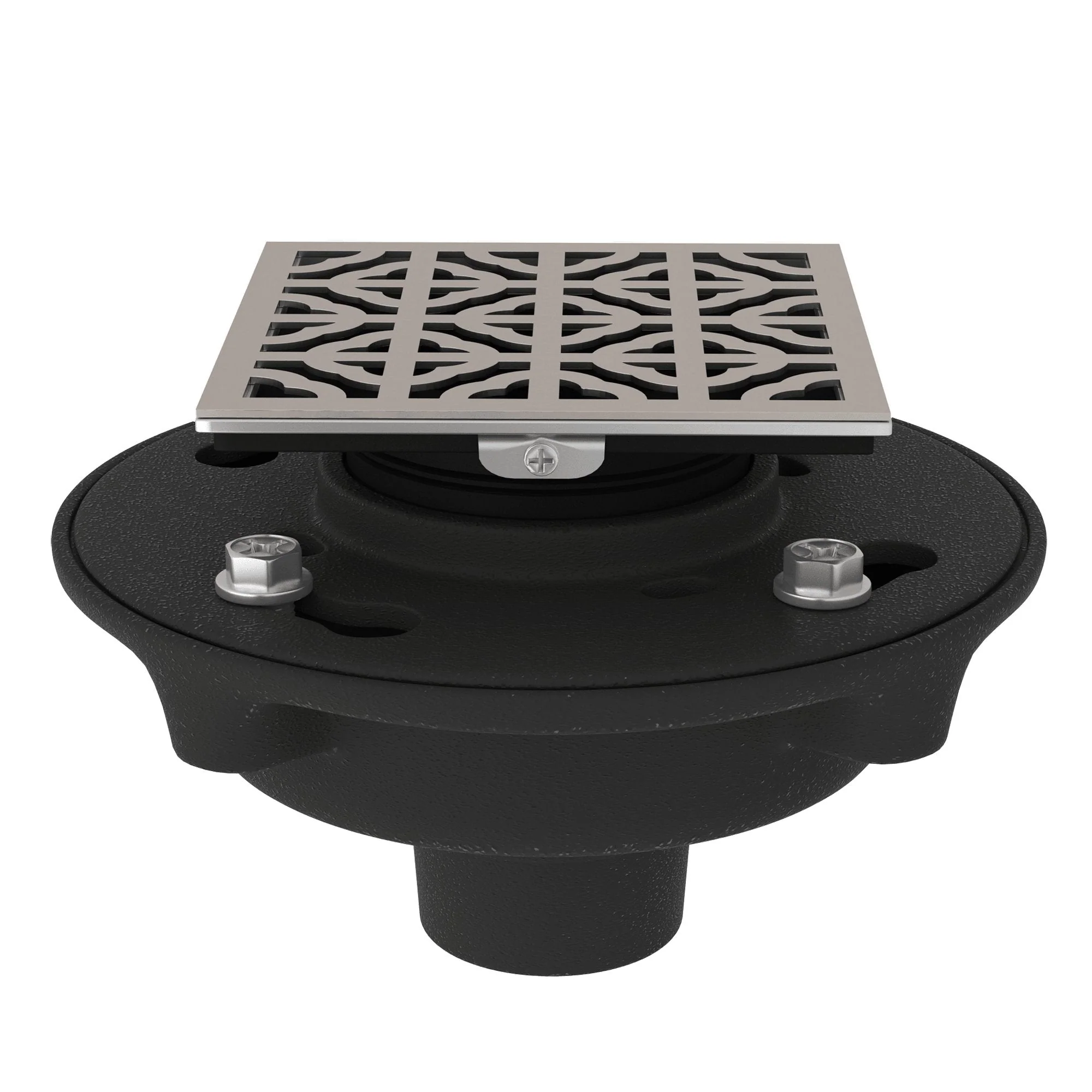 ROHL SDCI2-3146 Cast Iron 2" No Hub Drain Kit With 3146 Petal Decorative Cover - Image 3