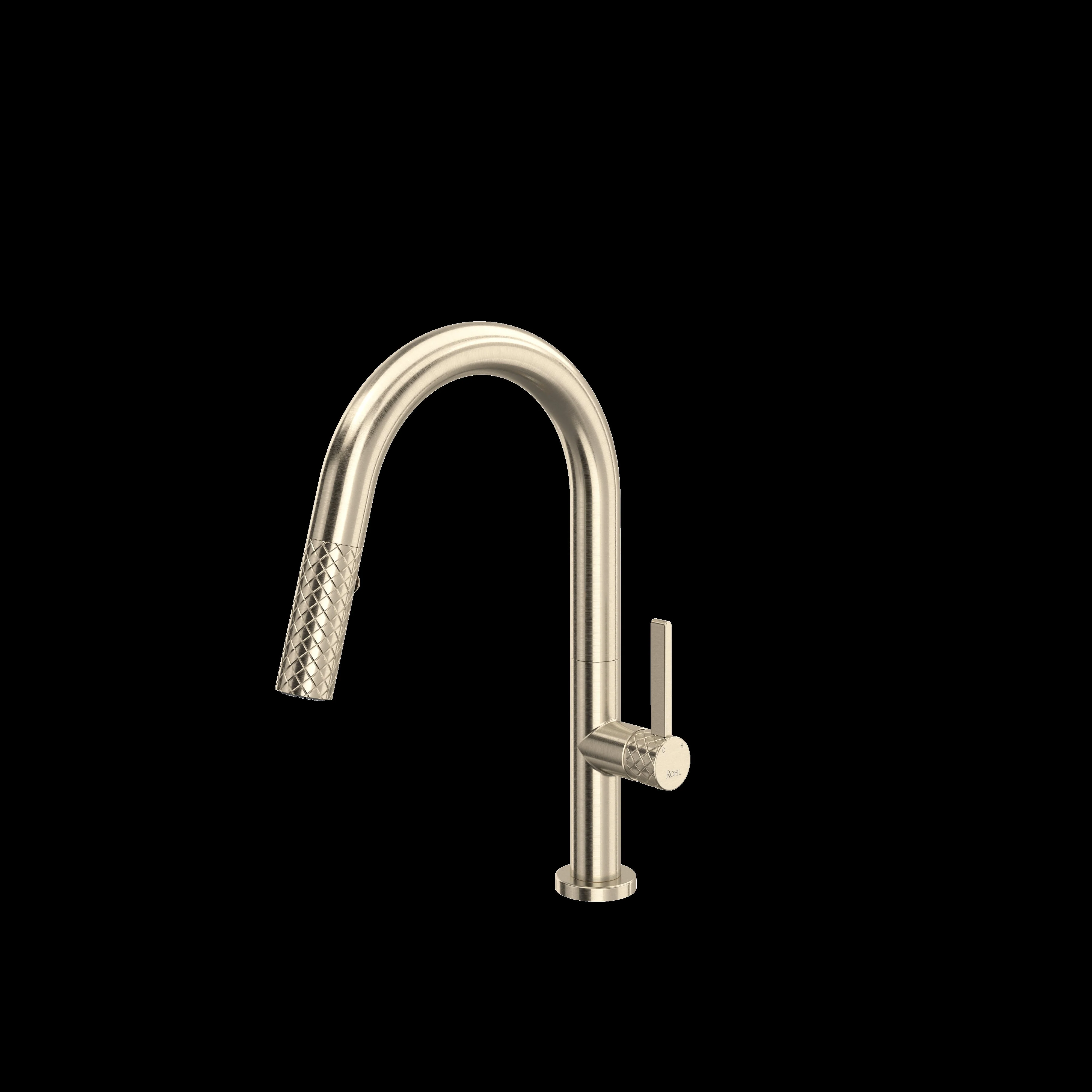 ROHL TE65D1 Tenerife Pull-Down Bar/Food Prep Kitchen Faucet with C-Spout - Image 5