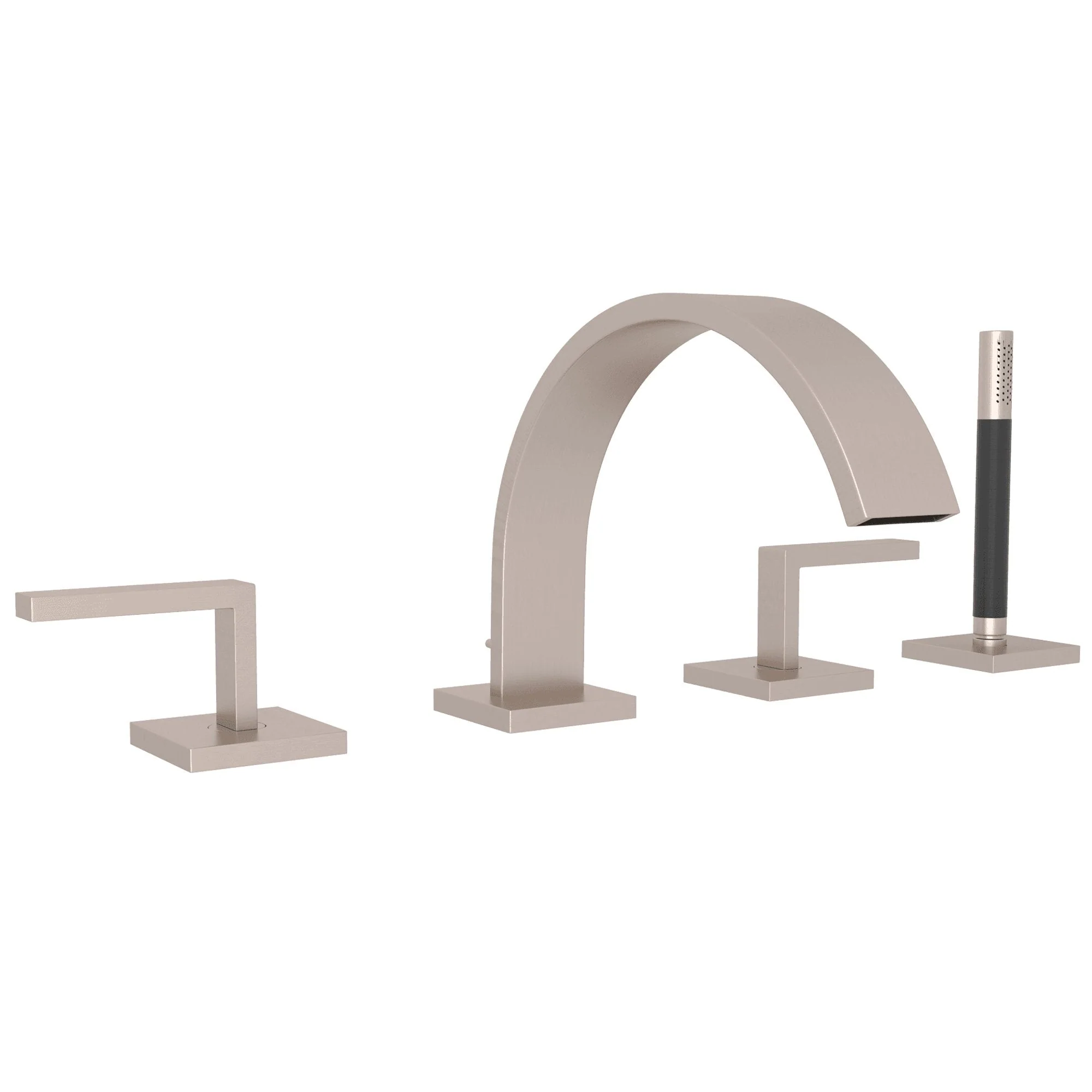 ROHL WA26 Wave 4-Hole Deck Mount Tub Filler - Image 2