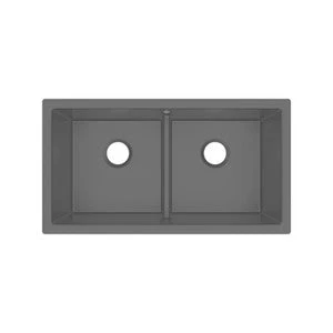 Shaws MS2418 24" Shaker Single Bowl Farmhouse Apron Front Fireclay Kitchen Sink - Image 3