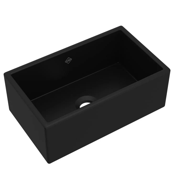 Shaws MS3018 30" Shaker Single Bowl Farmhouse Apron Front Fireclay Kitchen Sink - Image 2