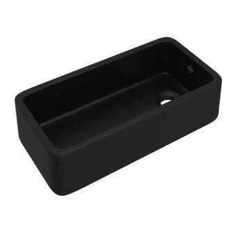 Shaws RC3618 36" Lancaster Single Bowl Farmhouse Apron Front Fireclay Kitchen Sink - Image 2