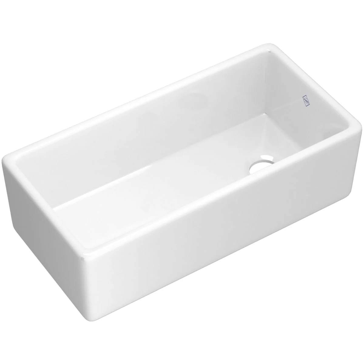 Shaws MS3618 36" Shaker Single Bowl Apron Front Fireclay Kitchen Sink - Image 3