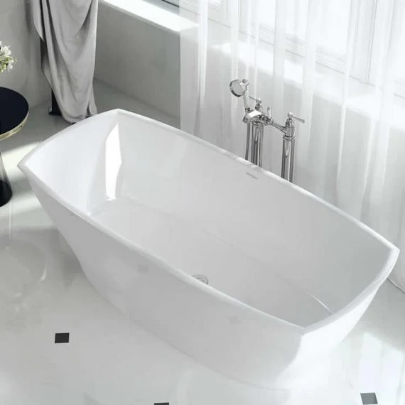 Victoria+Albert PEM Pembroke 70" x 32" Freestanding Soaking Bathtub With Void - Image 2